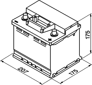 Аккумулятор BOSCH 0 092 S30 010 S3 - Фото 2