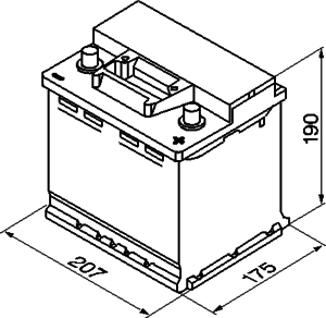 Аккумулятор BOSCH 0 092 S30 020 S3 - Фото 2