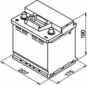Аккумулятор BOSCH 0 092 S30 030 S3 - Фото 2