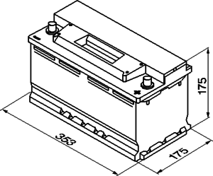 Аккумулятор BOSCH 0 092 S30 120 S3 - Фото 2