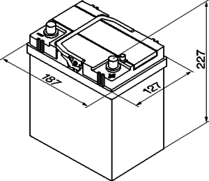 Аккумулятор BOSCH 0 092 S40 180 S4 - Фото 1
