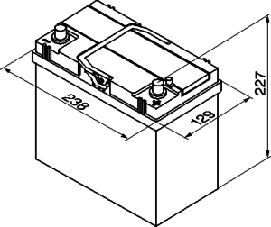 Аккумулятор BOSCH 0 092 S40 200 S4 - Фото 1