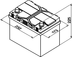 Аккумулятор BOSCH 0 092 S40 240 S4 - Фото 1