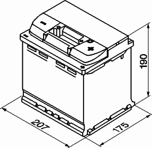 Аккумулятор BOSCH 0 092 S50 020 S5 - Фото 2