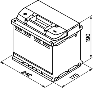Аккумулятор BOSCH 0 092 S50 060 S5 - Фото 2