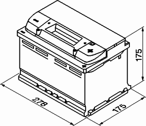 Аккумулятор BOSCH 0 092 S50 070 S5 - Фото 3