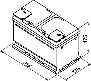 Аккумулятор BOSCH 0 092 S50 100 S5 - Фото 2