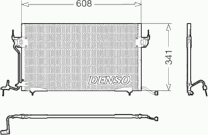 Радиатор кондиционера DENSO DCN21010