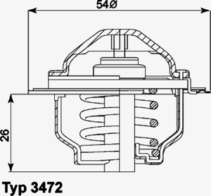Термостат WAHLER 3472.87D - Фото 1