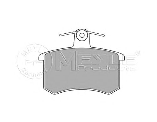 Гальмівні колодки MEYLE 025 211 4416 - Фото 1