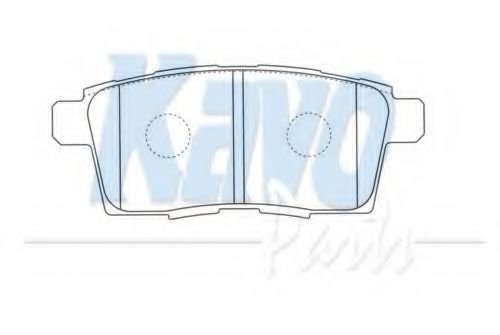 Тормозные колодки KAVO PARTS BP-4574