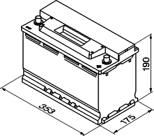 Аккумулятор BOSCH 0 092 S30 130 S3 - Фото 2
