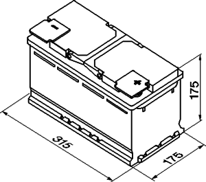 Аккумулятор BOSCH 0 092 S40 100 S4 - Фото 2