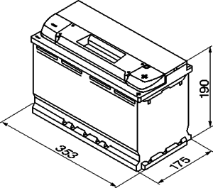 Аккумулятор BOSCH 0 092 S40 130 S4 - Фото 2