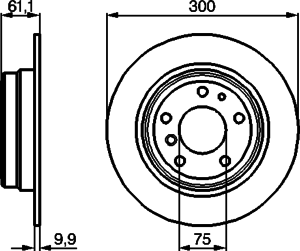 Тормозной диск BOSCH 0 986 478 321