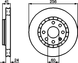 Тормозной диск BOSCH 0 986 478 327