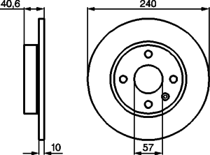 Тормозной диск BOSCH 0 986 478 731