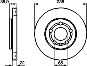 Тормозной диск BOSCH 0 986 478 853