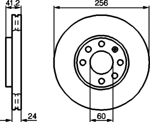 Тормозной диск BOSCH 0 986 478 881