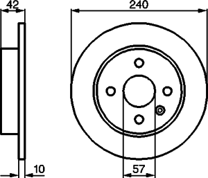 Тормозной диск BOSCH 0 986 478 882