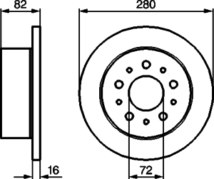 Тормозной диск BOSCH 0 986 479 065