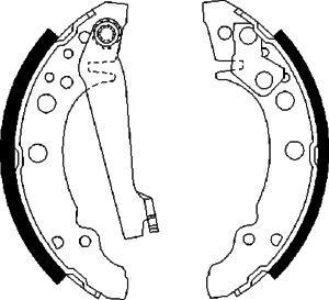 Тормозные колодки BOSCH 0 986 487 002