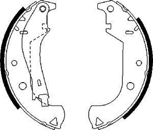 Тормозные колодки BOSCH 0 986 487 626