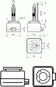 Лампа накаливания PHILIPS 85409 C1 (фара дальнего света, основная фара) - Фото 1