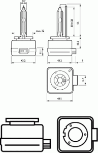 Лампа накаливания PHILIPS 85410 C1 (фара дальнего света, основная фара) - Фото 1