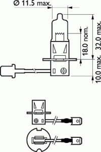Лампа розжарювання PHILIPS 12336PRB1 (фара дальнього світла, основная фара, протитуманні фари, фара з автоматичною системою стабілізації) - Фото 2