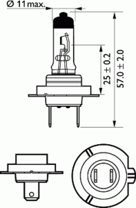 Лампа накаливания PHILIPS 12972 PRB1 (фара дальнего света, основная фара, противотуманная фара, фара с авт. системой стабилизации, фара дневного освещения) - Фото 2