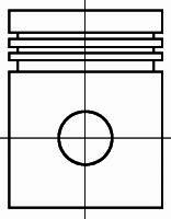 Поршень NÜRAL 87-125600-00