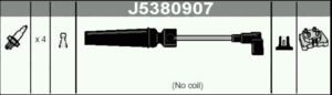 Комплект высоковольтных проводов NIPPARTS J5380907