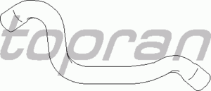 Шланг радиатора TOPRAN 111 792