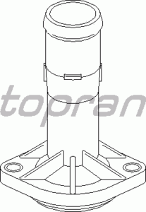 Фланец охлаждающей жидкости TOPRAN 108 187