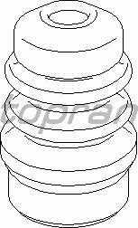 Отбойник амортизатора TOPRAN 107 667