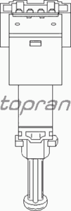 Выключатель фонаря сигнала торможения TOPRAN 109 001