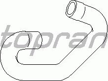 Шланг радиатора TOPRAN 206 700