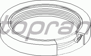Сальник коленвала TOPRAN 500 764