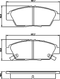 Тормозные колодки BOSCH 0 986 424 289
