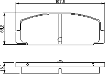 Тормозные колодки BOSCH 0 986 424 295