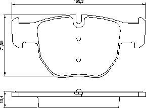Тормозные колодки BOSCH 0 986 424 687