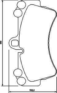Тормозные колодки BOSCH 0 986 424 739