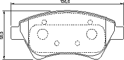 Тормозные колодки BOSCH 0 986 424 785