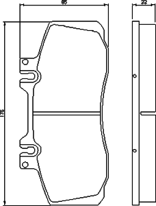 Гальмівні колодки BOSCH 0 986 468 350