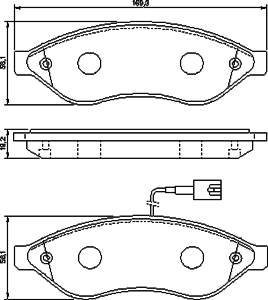 Тормозные колодки BOSCH 0 986 494 111