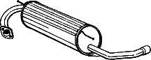 Глушитель BOSAL 228-003
