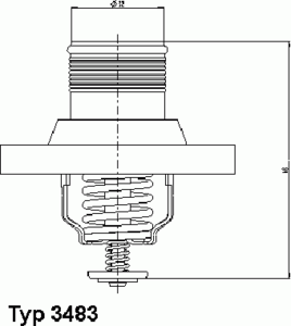 Термостат WAHLER 3483.89D - Фото 1