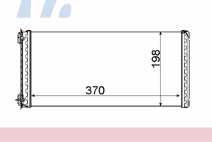 Радиатор отопителя NISSENS 71301