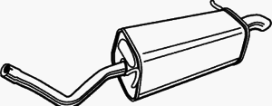 Глушитель WALKER 71342